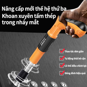 Máy Bắn Đinh Hạt Nổ Mẫu Mới Bắn Đinh Bê Tông Mạnh mẽ và bền không dễ gãy lò xo bên trong
