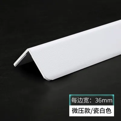 PVC Corner Protection Strip Corner Wall Protector Self-Adhesive Protection Bar Bumper Strip Household Corner Plastic Corrosion Protection Corner Trim