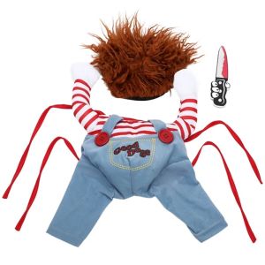 Pet Cosplay Costume Halloween Scary Dog Cat Funny Party Cosplay Apparel Clothing Party Clothing
