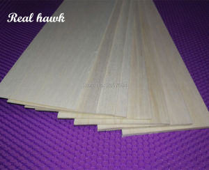 10 Pcs 1000x100x2mm AAA Model Balsa wood sheets for DIY RC model wooden plane boat material