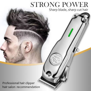 Tông Đơ Cắt Tóc Có Thể Sạc Lại Màu Bạc Kỷ Niệm 70 Năm Tông Đơ Cắt Tóc Điện Không Dây Máy Cạo Râu Chuyên Nghiệp Máy Cạo Râu Hoàn Toàn Bằng Kim Loại