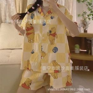ชุดนอนแขนสั้น-กางเกงขาสั้น เด็กโต-ผู้ใหญ่ ลายการ์ตูน