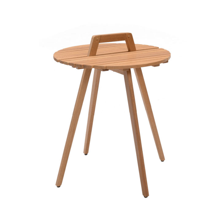 [SCANCOM] Bàn tròn Yemside gỗ bạch đàn tinh tế nhỏ gọn | Lazada.vn