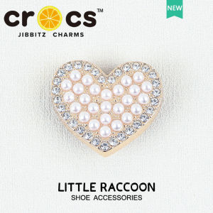 shoes charm cross White Pearl Gem Buckle Fashion Shoes Accessories