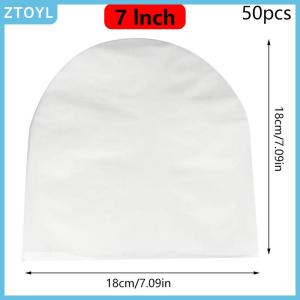 ZTOYL 50Pcs 7 10 12 Inch Clear Vinyl Record Protecter LP Record Plastic Bag Anti-static Record Inner Sleeves Packaging Bag Clear Cover