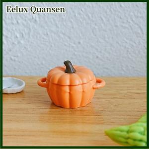 Eelux Nhà Búp Bê Thu Nhỏ Súp Nồi Nhỏ Bí Ngô Nồi Đồ Chơi Mô Hình Nhà Bếp Đồ Dùng Nấu Ăn Thiết Bị Cho Ngôi Nhà Búp Bê Trang Trí Nội Thất Trẻ Em Giả Vờ Chơi Đồ Chơi