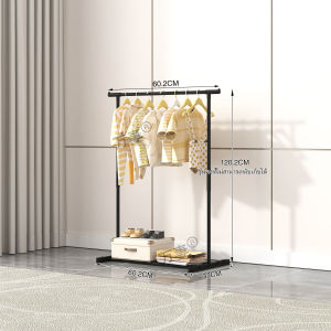 ราวตากผ้าสแตนเลส ราวแขวนเสื้อผ้า มีล้อ ราวตากผ้า หลายขนาดความจุมาก ประหยัดพื้นที่