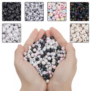 100pcs 8mm Acrylic bead cross for fashion Jewellery DIY accessories