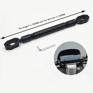 Adjustable Motorcycle Handlebar Cross Bar Electric Calf Balance Aluminum/Mobile Phone Stand Pull Lever/Riser Mount Clamp