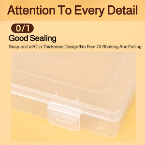 Data Box Holds 3 Pcs Storage Box Durable Dustproof Multi-size Waterproof Stationery Wenzhong