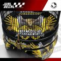 Stiker Tebok TRUCUK MANIA Sangkar Burung Lovebird Pleci Helopet Batman Variasi Decal Kandang Bulat  Custom. 