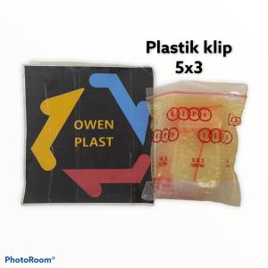 PLASTIK KLIP/KLIP OBAT/KLIP KACANG UKURAN 12X8 CM ISI 100 PCS