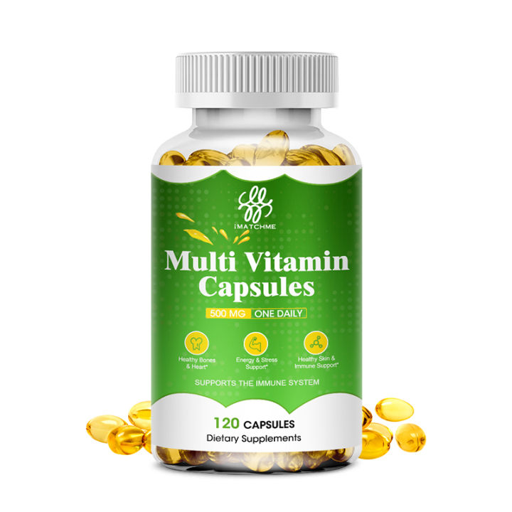Multivitamins Capsules Vitamin B Complex(B12, B1, B2, B3, B5, B6, B7