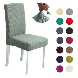 Stretch Dining Chair Cover Removable Washable Chair Seat Cover Protector Banquet Kitchen Home Decor