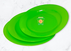 COD PIRING PLASTIK MURAH 4PCS PIRING MAKAN PLASTIK MIKA GRATIS ONGKIR