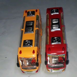 Xe mô hình xe buýt 36x16x12cm chạy pin có nhạc và đèn Led rất đẹp tặng kèm PIN