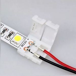 Giắc nối đèn led dây nối nguồn led không hàn rộng 8mm và 10mm cho led 2835 và 5050