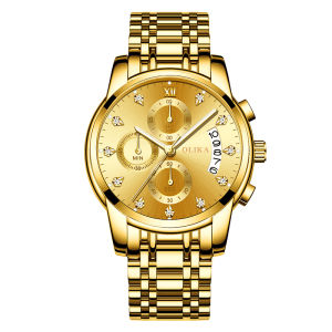 【1-3Days Delivery】Men Waterproof Quartz Wrist Watch Fashion Casual Sports Luminous Stainless Steel Mens Watch