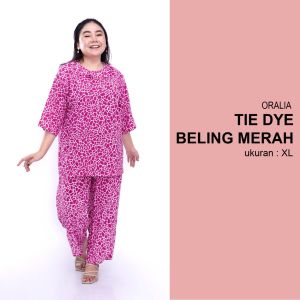 Setelan Jumbo Berkualitas Tinggi: Celana Panjang untuk Pria dengan Desain Tie Dye Unik