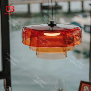 Đèn Thả Thủy Tinh Hiện Đại Đèn Thả Bắc Âu Ánh Sáng Trung Tính Decor Phòng Khách/ Phòng Ăn/ Nhà Hàng