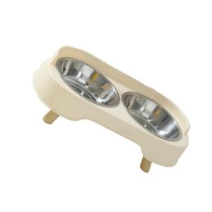 Bát ăn cho thú cưng chất liệu thép không gỉ sofa cho ăn cung cấp nước Mèo dễ dàng có thể tháo rời làm sạch Chó Đôi Bát