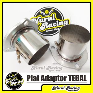 ADAPTOR KNALPOT SATRIA FU ORI SUPRA 125 UNIVERSAL 50 MM STAINLESS. PIPA ADAPTER SILENCER TERMURAH