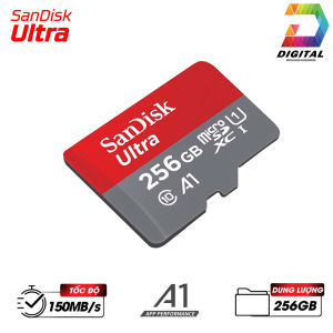 Thẻ Nhớ SanDisk Ultra 256GB 150MB/s MicroSDXC Chính Hãng