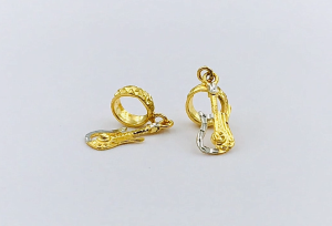 MJ Jewellery Gold Guitar Charm P35  375 Gold & 916 Gold