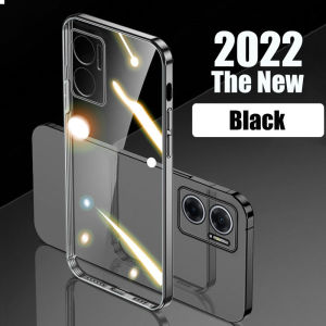 Ốp điện thoại trong suốt màu đen cho Xiaomi 13 12 12t 11 11T 10t CIVI 2 Redmi Note 12 11 11S 10 10S POCO M5S M4 M3 F4 F3 X4 Lite Pro Plus Pro + Max 4G 5G chống sốc dễ thương bảo vệ thiết kế mới sáng tạo mạ rõ ràng Ốp điện thoại mềm Bìa K1-1