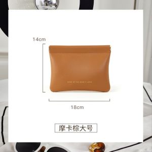 Túi đựng cáp dữ liệu điện thoại có thể đựng tiền/ trang sức/ kính/ tai nghe/ củ sạc Chất liệu PU chống thấm nước