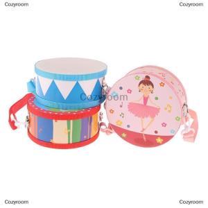 [COD] Cozyroom Kids Percussion Drum Wood Toy Set With Carry Strap Music Instrument Teaching Aids For Toddlers Develop Childrens Rhythm Sense