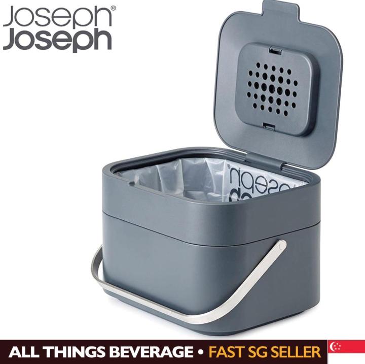 Joseph Joseph Food Waste Bin Compost Bin Grey Graphite. EXPRESS