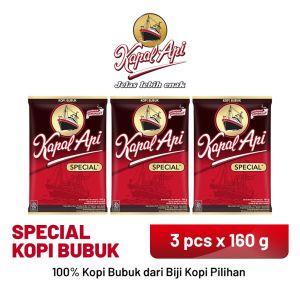 KOPI KAPAL API Special Merah 3 x 160 gr