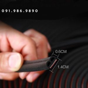 Cuộn 12 mét giảm chấn chữ B loại tốt chống ồn khung cửa xe nắp capo nắp cốp ô tô xe hơi - Phụ Kiện Đồ Chơi Xe Hơi