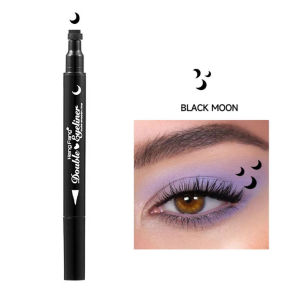 Stamp Eyeliner Black Graphic Liquid Thin Cat Eye Liner Matte Waterproof Double-Sided Eyliner Pencil Linner Heart Makeup Cosmetic