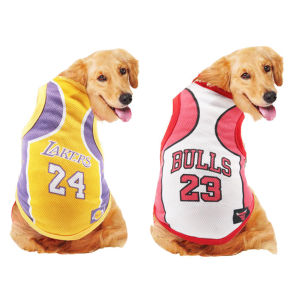 Westcoolpetสัตว์เลี้ยงตาข่ายฤดูร้อนเสื้อกั๊กตัวอักษรเสื้อบาสเกตบอลเสื้อยืดกีฬาเสื้อผ้าสุนัข