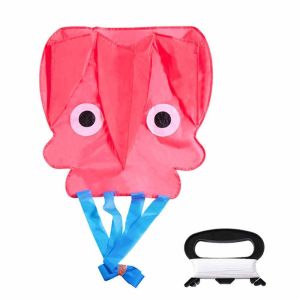 BAGUO Mềm mại Diều trẻ em hoạt hình Độc đáo Dây Cầm Tay 100m Diều thể thao dành cho trẻ em Đồ chơi hoạt động Bay Dễ Dàng Diều bỏ túi cho chuyến đi chơi mùa xuân Đồ chơi chơi ngoài trời