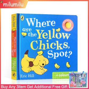 Where Are The Yellow Chicks Spot? Eric Hill Where Is Spot Board Book Original English books