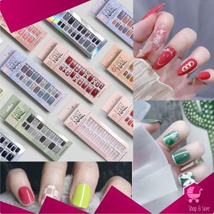 BabyShop-K127 Kuku Palsu Nail Art Motif Wanita With Toolkit Perawatan Kuku / Fake Nail Art Sticker