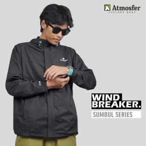 ATMOSFER - Jaket Wind Breaker Jaket Gunung Sumbul Series Water Resistant Simple