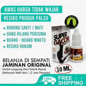 SEMPATI Super Gacor Orbird Vitamin Burung Meningkatkan Nafas Panjang Gacor Stamina Suara Tembus Bening Kristal Mengatasi Macet Bunyi VTNSPGC