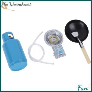 【The Warmheart】 Dollhouse Miniature Kitchen 1:12 Toy Kitchen A Gas Tank Set Height 5cm