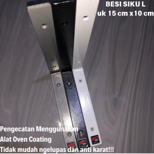 siku besi L penyangga rak dinding(1pcs) siku penyangga/kayu.ambalan