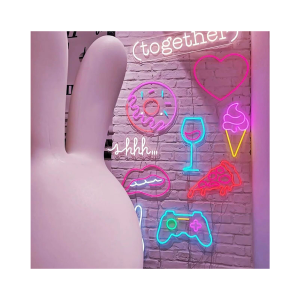 Winbo  Doughnut Dessert Shop Decoration Light Custom Advertising Board Led Neon Sign for Restaurant