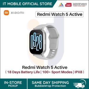 Redmi Watch 5 Active | 140+ Sport Modes | Up to 18Days BatteryLife | IPX8 IP Rating | Bluetooth V5.3