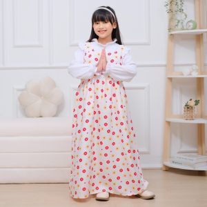 Salma Gamis Overall Anak Perempuan Korean Style Kekinian