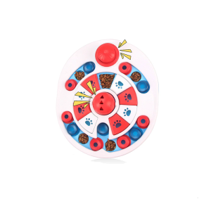 ชามกินสุนัขพลาสติกสำหรับฝึกและควบคุมการกินช้าชามให้อาหารสุนัขช่วยรักษาชิ้นส่วนถ้วยอาหารสัตว์เลี้ยงในร่ม