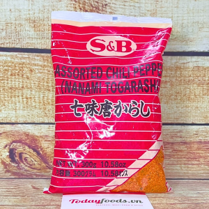 Bột ớt 7 vị NANAMI TOGARASHI (S&B) Nhật Bản gói 300G | Rắc mì khoai tây chiên