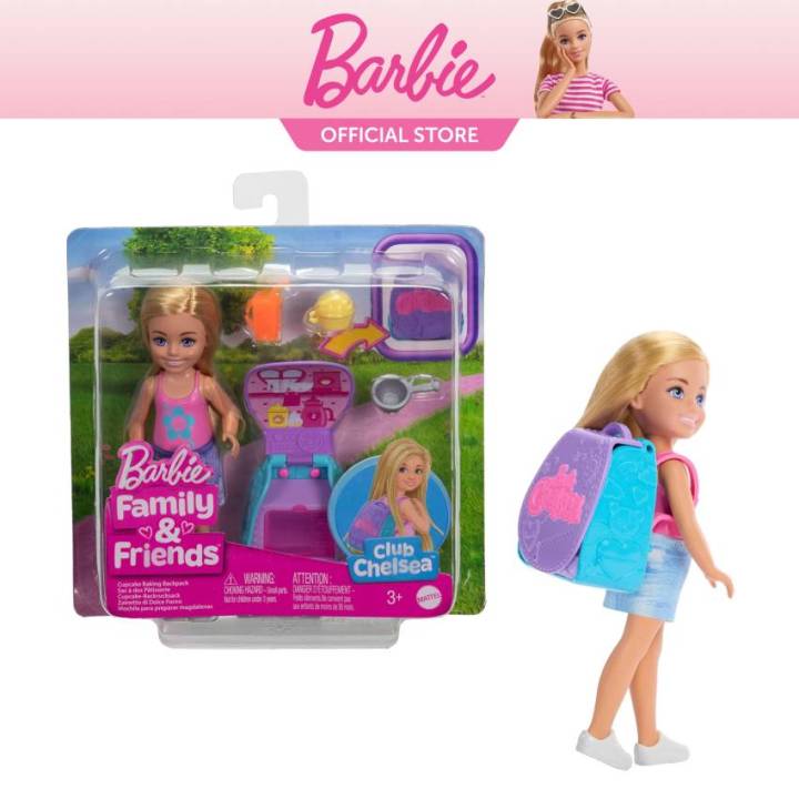 Barbie Family & Friends Chelsea Cupcake Baking Backpack Chelsea