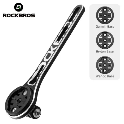 ROCKBROS Bicycle Computer Bracket Aluminum Alloy Fit for Garmin Wahoo Bryton Cycling Light Mount Camera Holder Bike Accessories